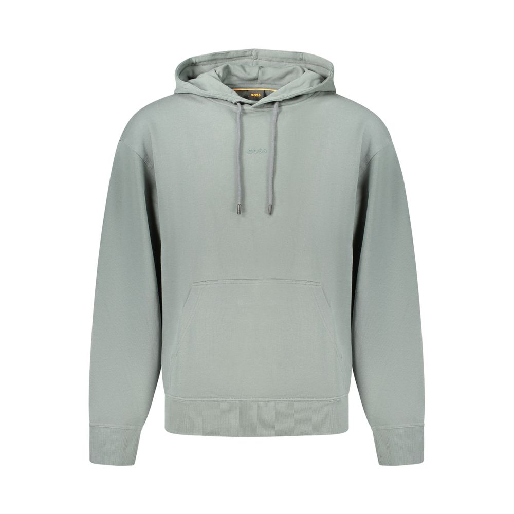 Hugo Boss Cotton Hoodie in Green