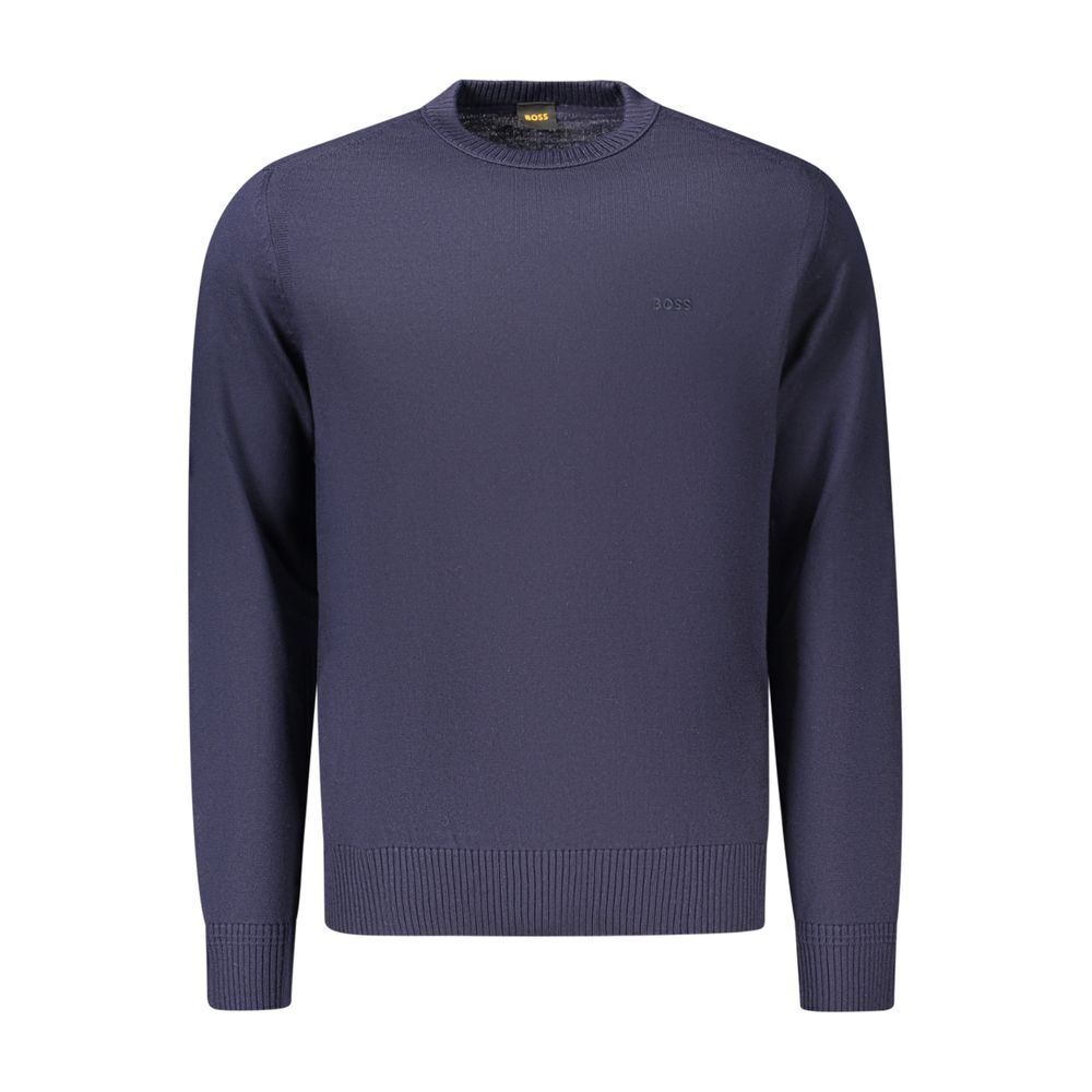 Hugo Boss Wool Sweatshirt in Blue