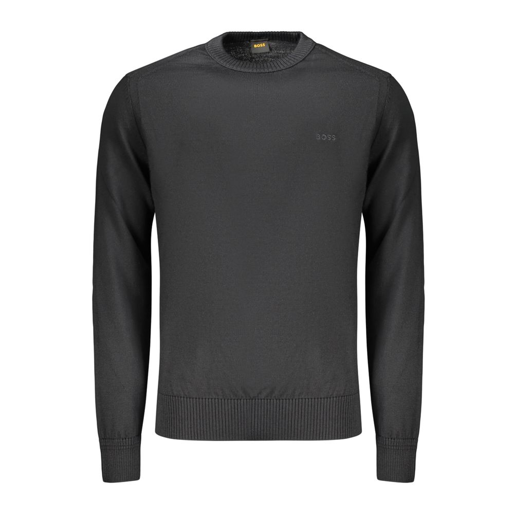 Hugo Boss Wool Sweatshirt in Black