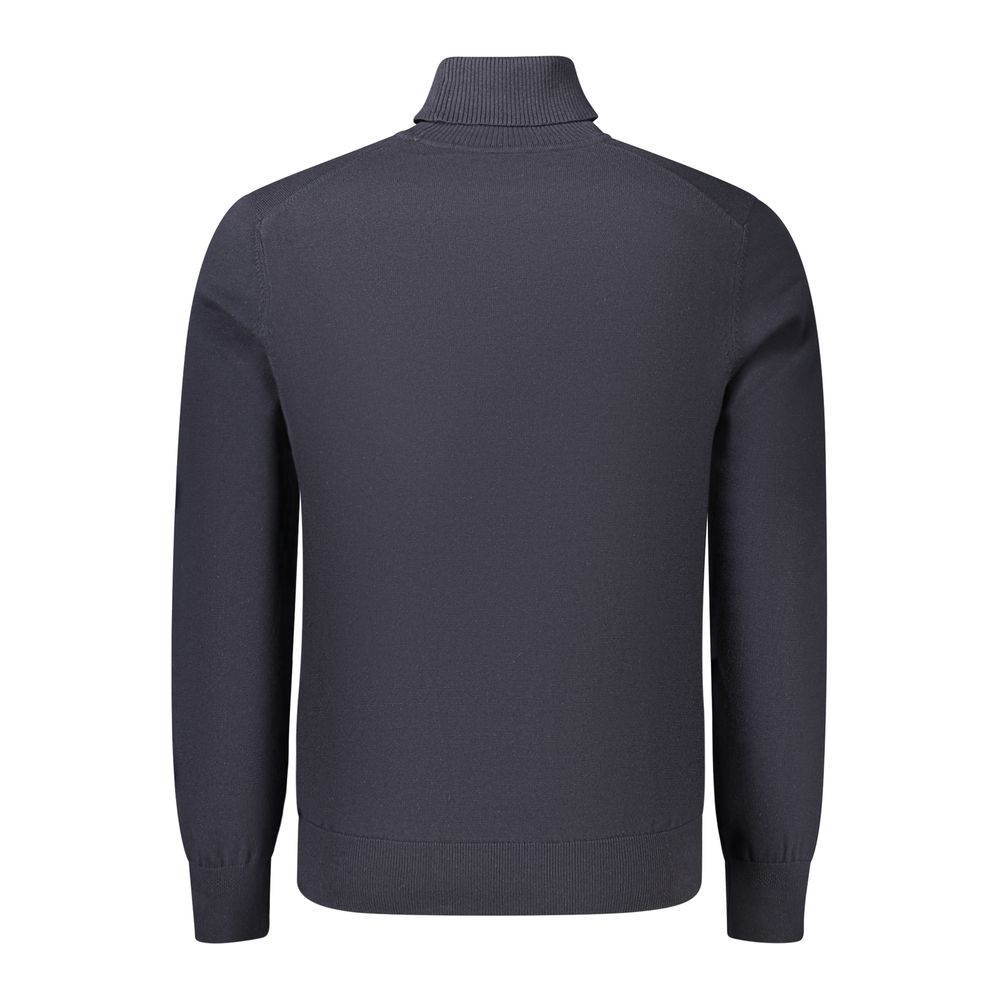 Hugo Boss Cotton Turtleneck in Blue
