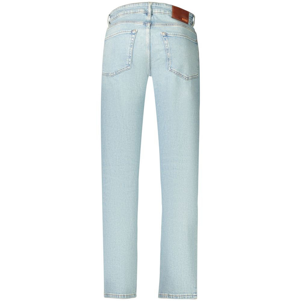 Hugo Boss Cotton Jeans in Light Blue
