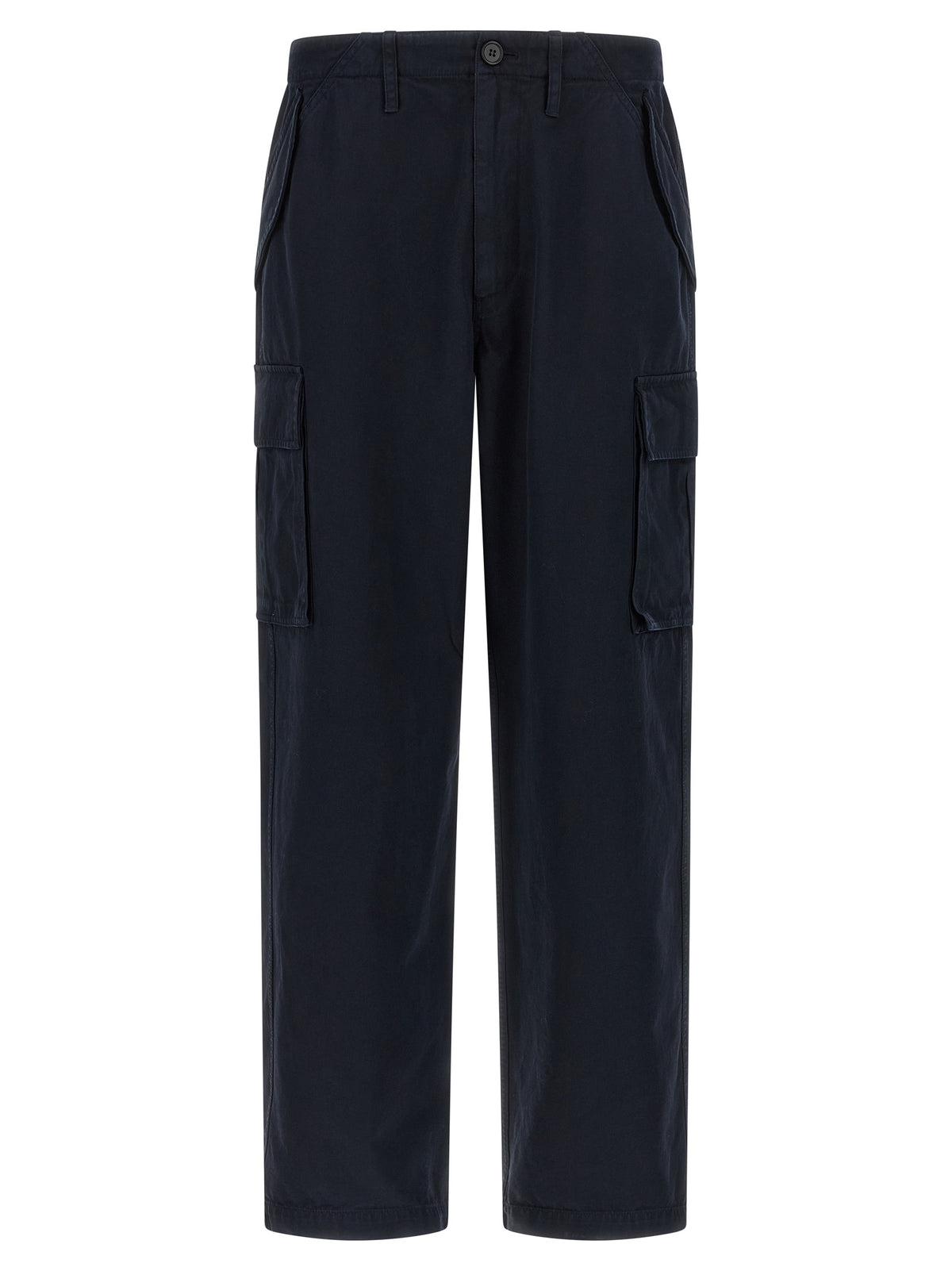 Burberry Cotton Cargo Pants in Blue