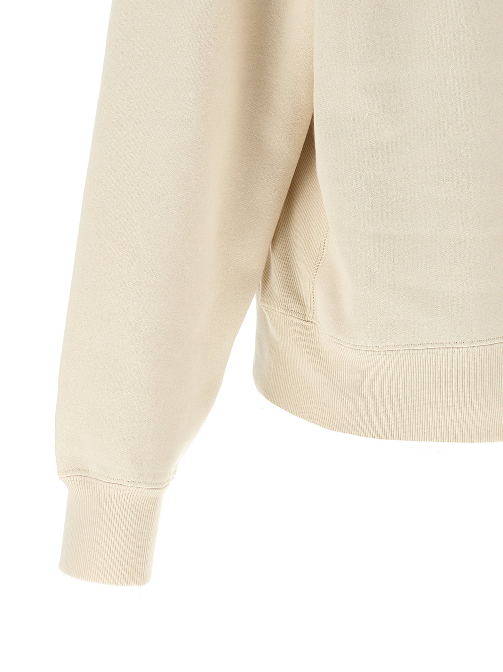 Saint Laurent 100% Cotton Sweatshirt in Beige