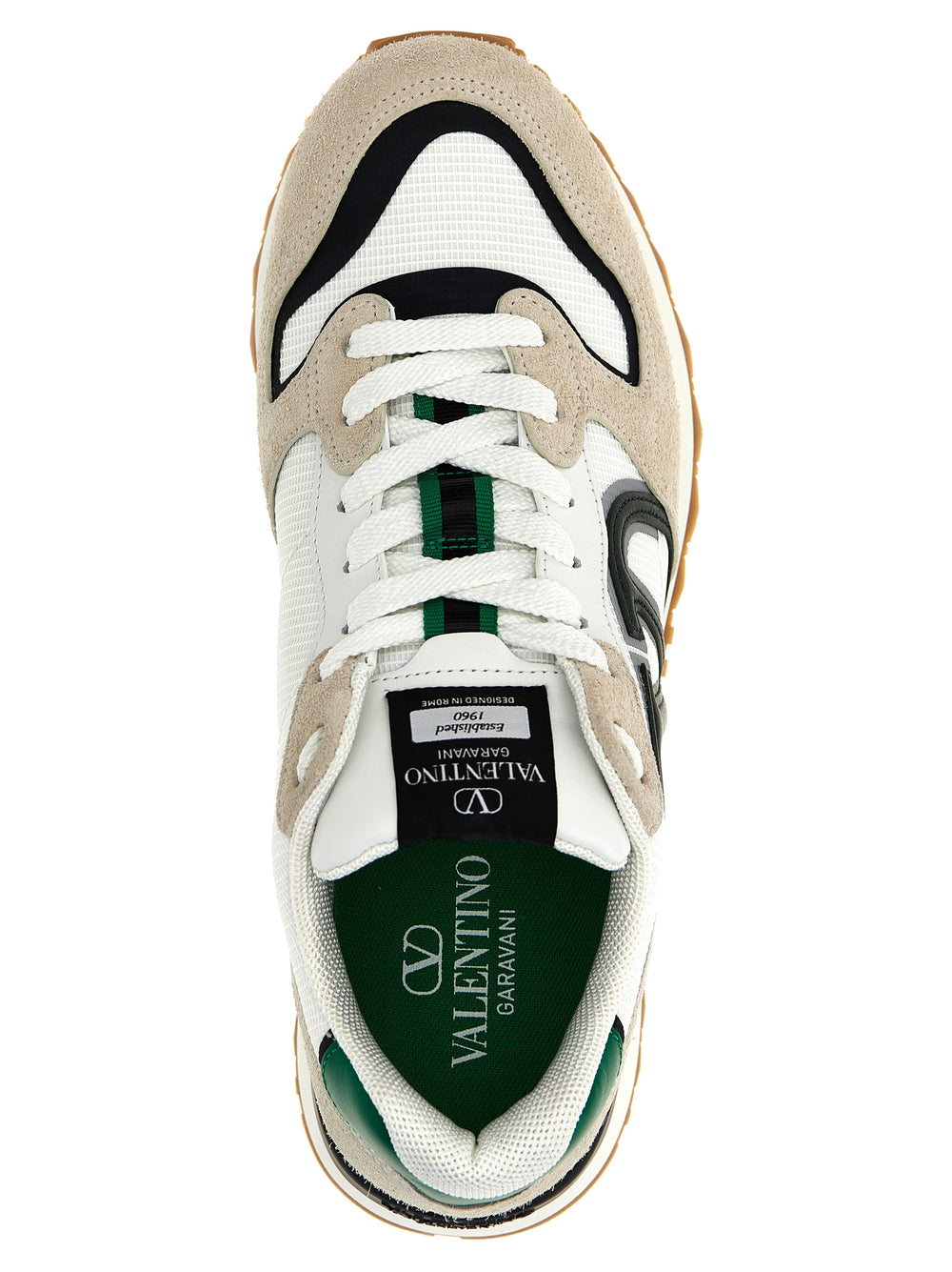 Valentino Garavani Sneakers VLogo Ρυθμός από Δέρμα Μοσχαριού σε Πολύχρωμο