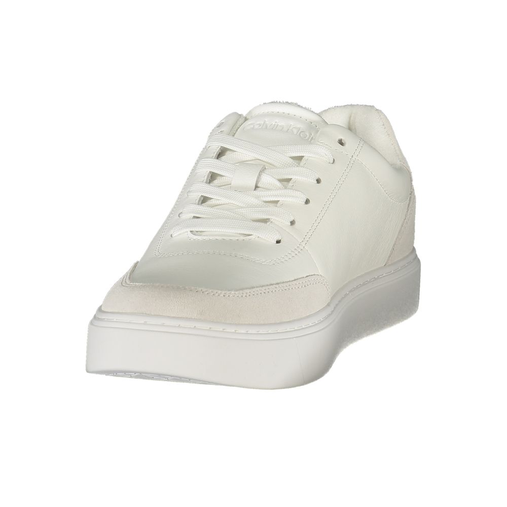 Calvin Klein Λευκό Πολυουρεθανικό Sneaker