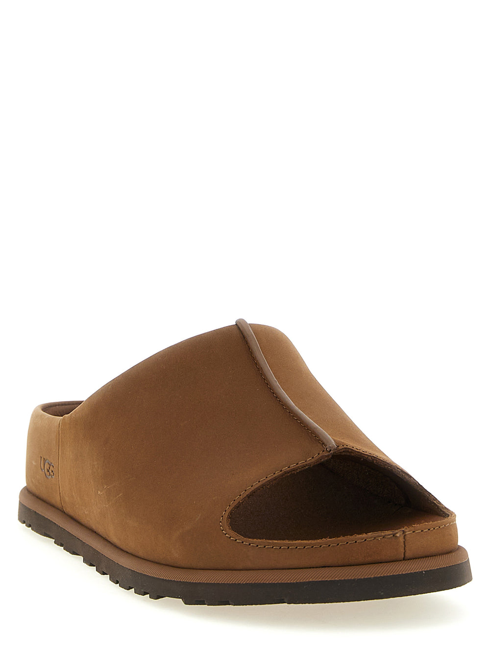 UGG Nubuck Slides in Brown