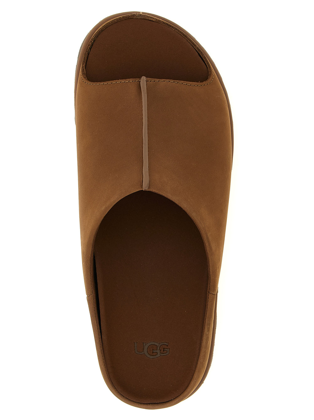 UGG Nubuck Slides in Brown