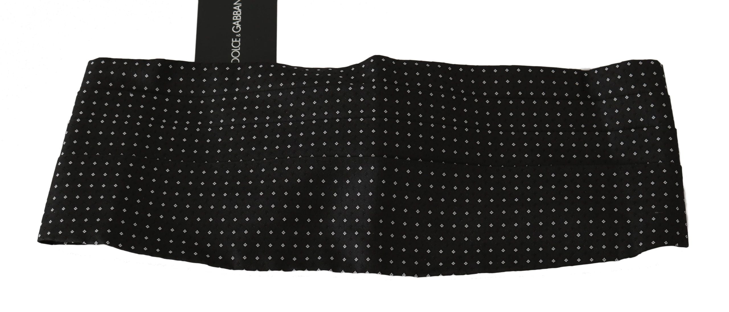 Dolce & Gabbana Cummerbund από 100% μετάξι σε Μαύρο