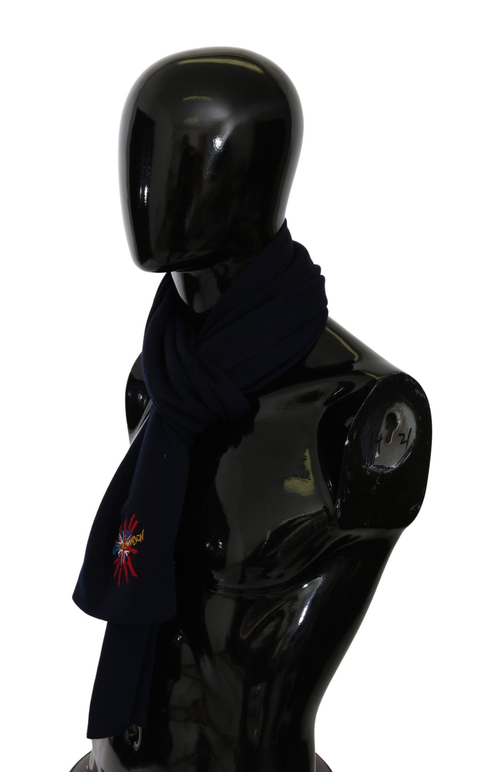 Dolce & Gabbana 100% Virgin Wool Scarf in Blue
