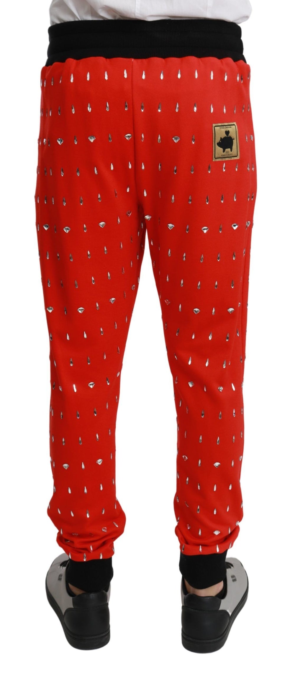Dolce & Gabbana Cotton Sweatpants in Red