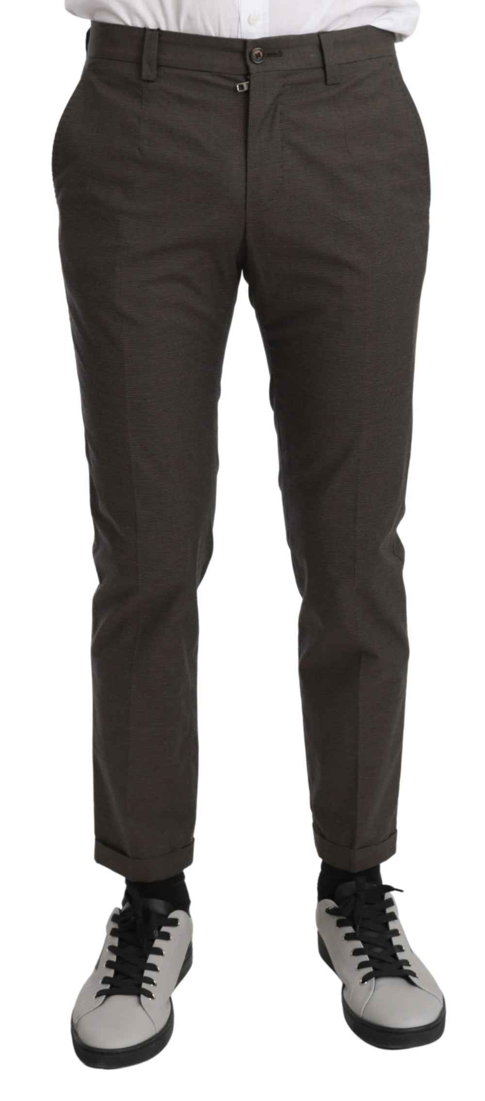Dolce & Gabbana Cotton Trousers in Brown