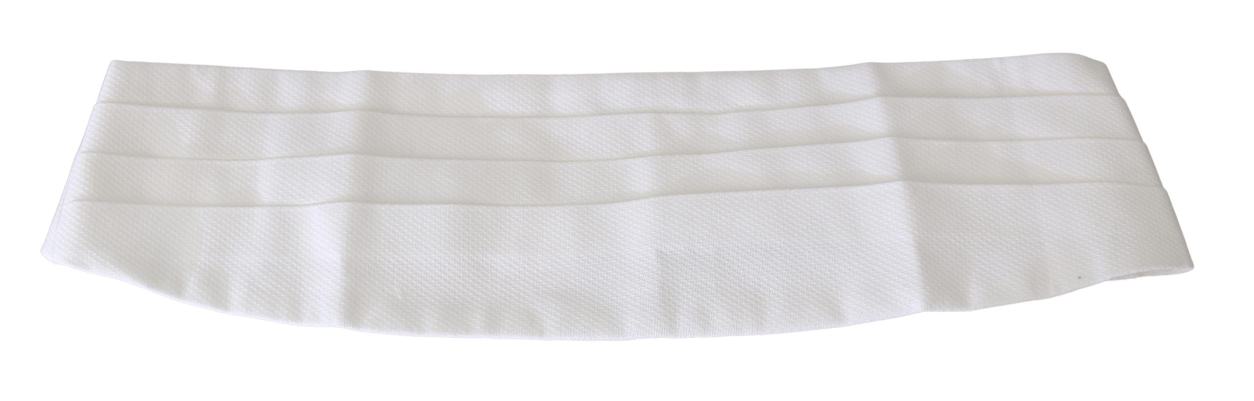 Dolce & Gabbana Cummerbund από 100% μετάξι σε Λευκό