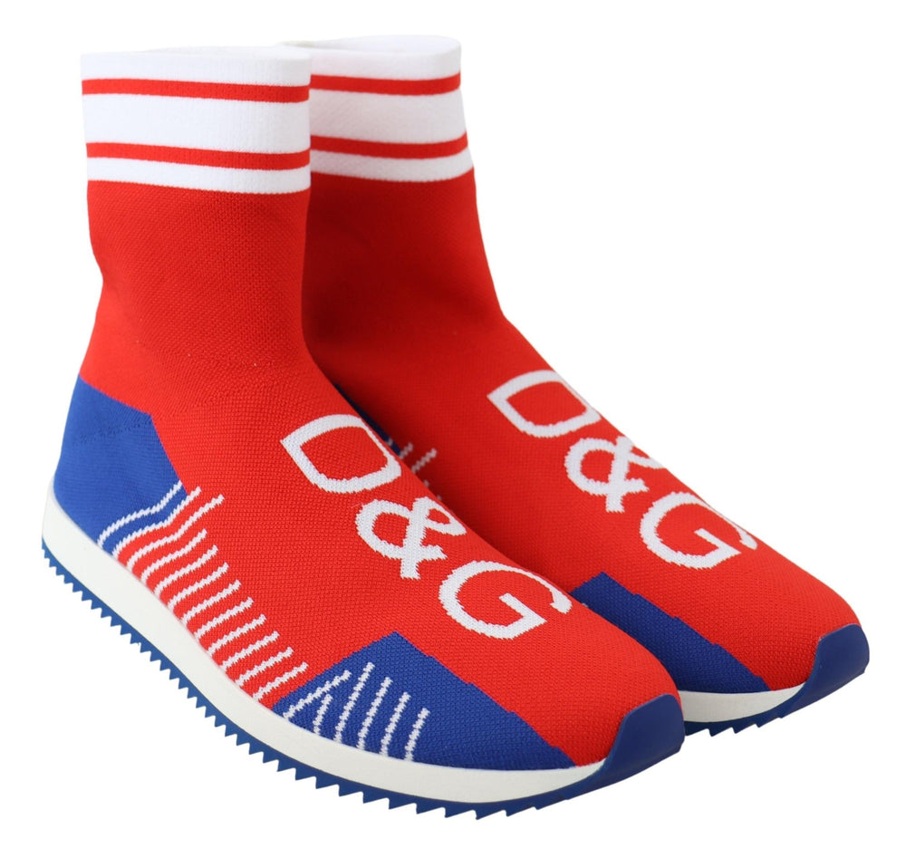 Dolce & Gabbana Sorrento Sneakers in Blue and Red
