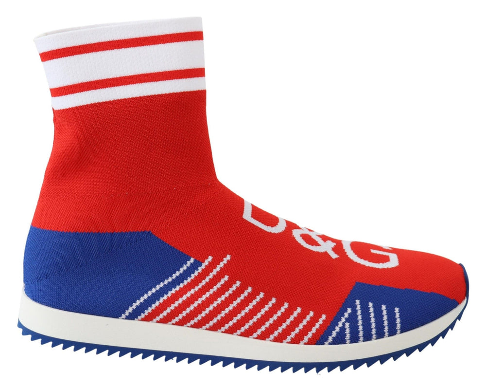Dolce & Gabbana Sorrento Sneakers in Blue and Red