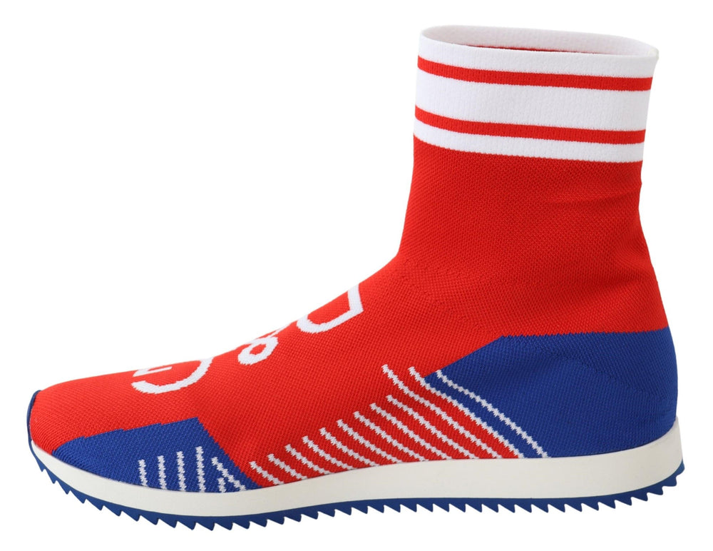 Dolce & Gabbana Sorrento Sneakers in Blue and Red