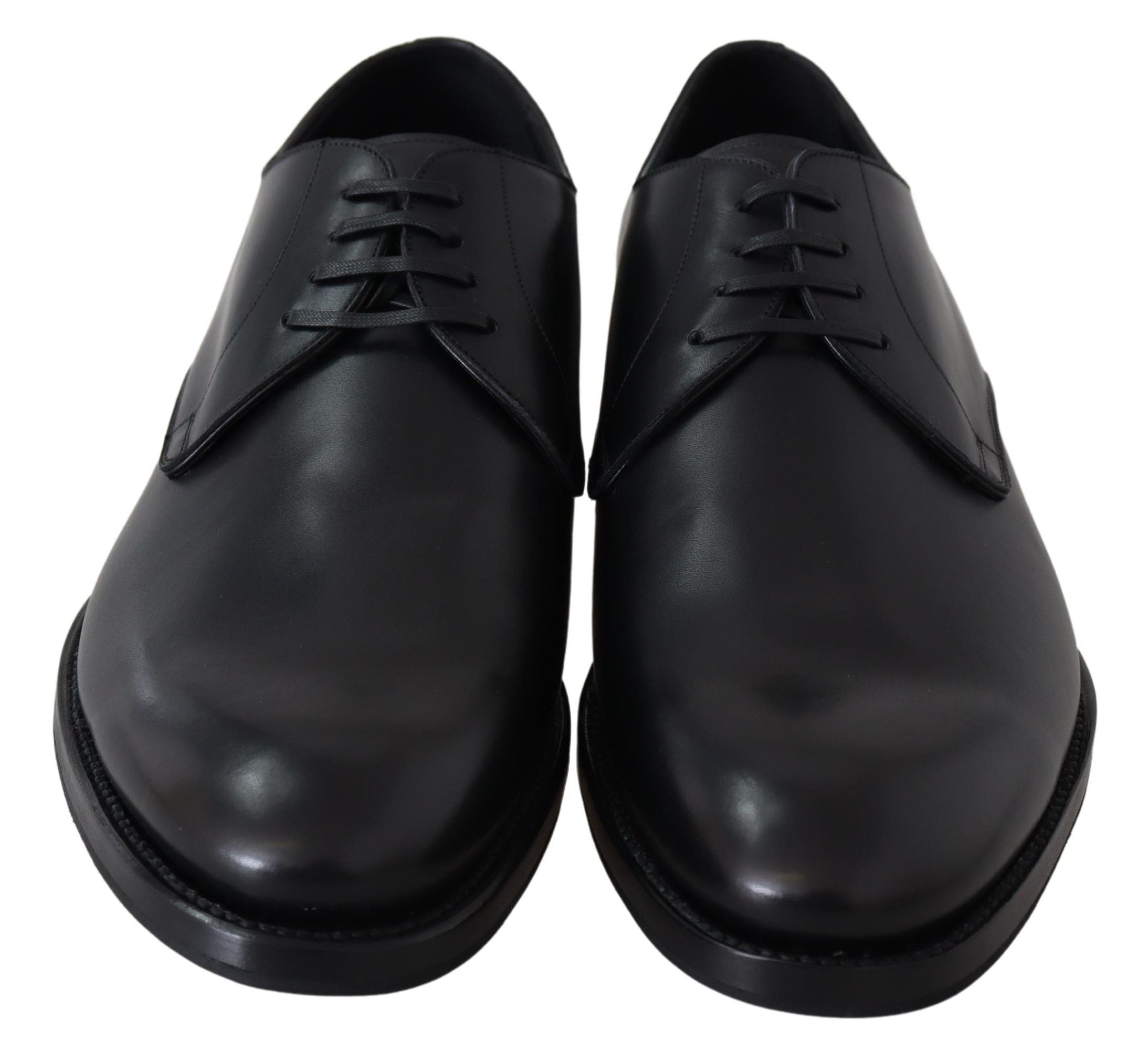 Dolce & Gabbana Δερμάτινα Derby Shoes σε Μαύρο