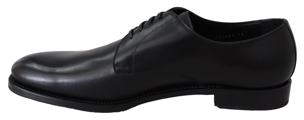 Dolce & Gabbana Leather Derby Shoes in Black