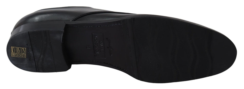 Dolce & Gabbana Leather Derby Shoes in Black