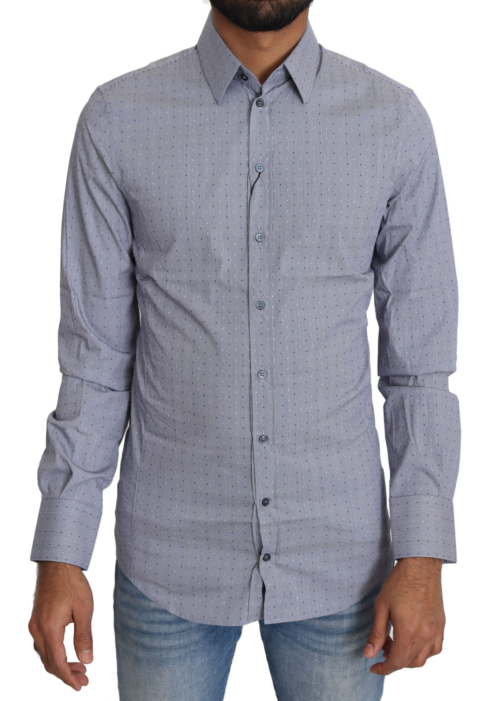 Dolce & Gabbana Cotton Blend SICILIA Shirt in Gray
