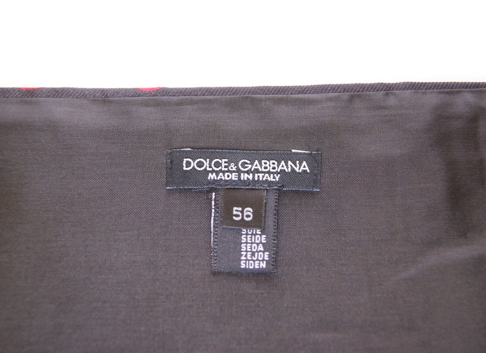 Dolce & Gabbana 100% Silk Cummerbund in Black