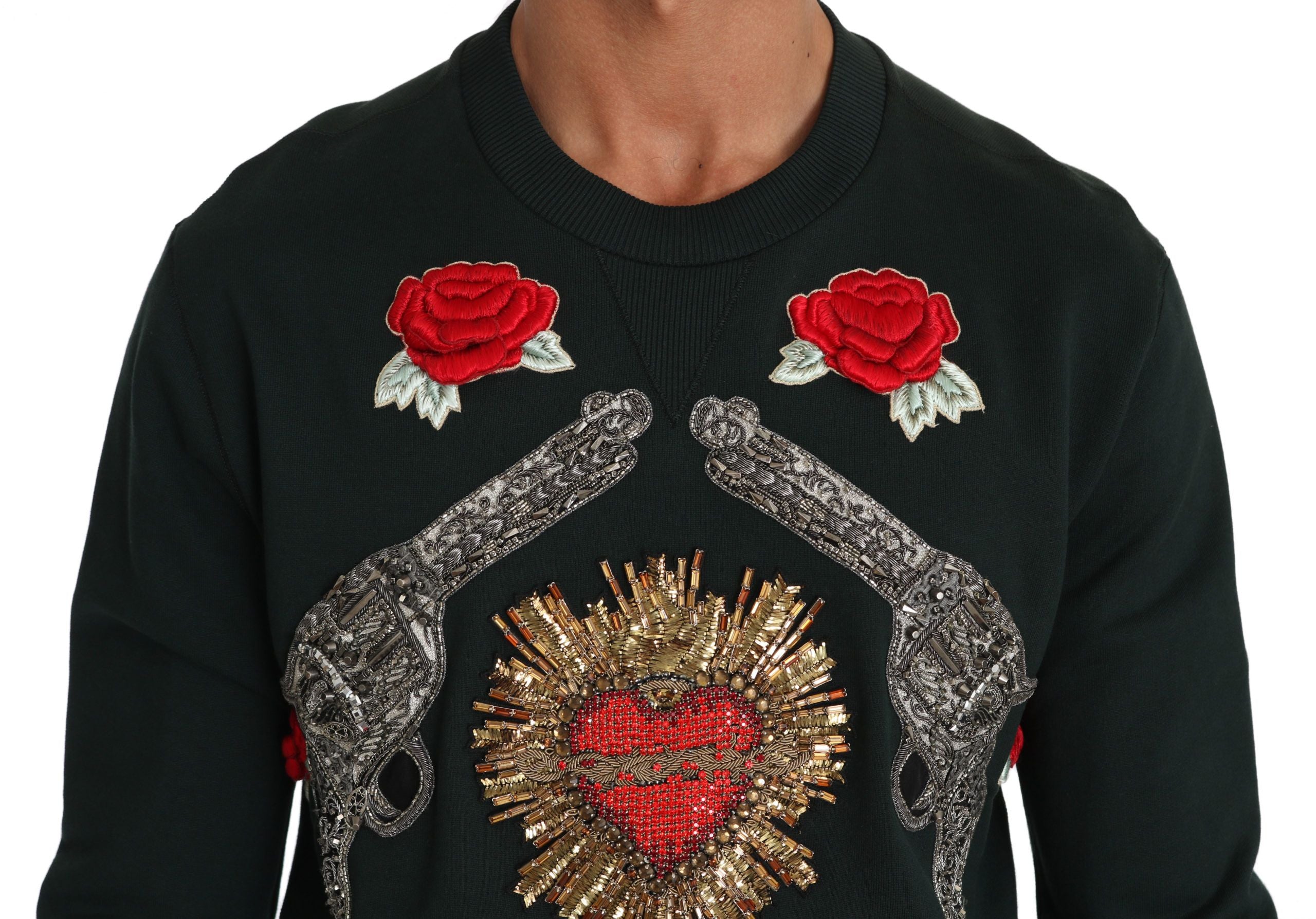 Dolce & Gabbana Βαμβακερό Πλεκτό σε Πράσινο