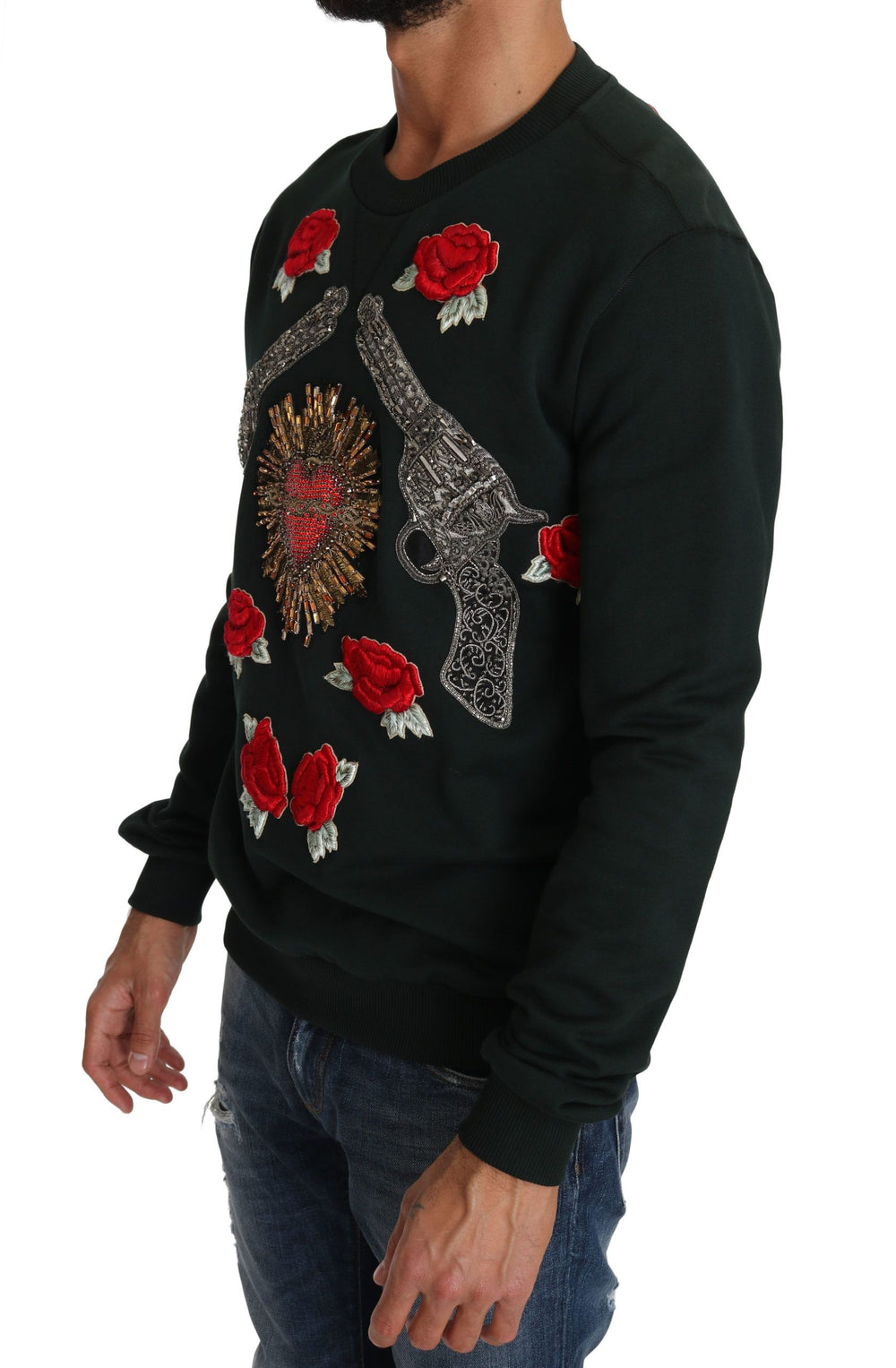 Dolce & Gabbana Cotton Sweater in Green