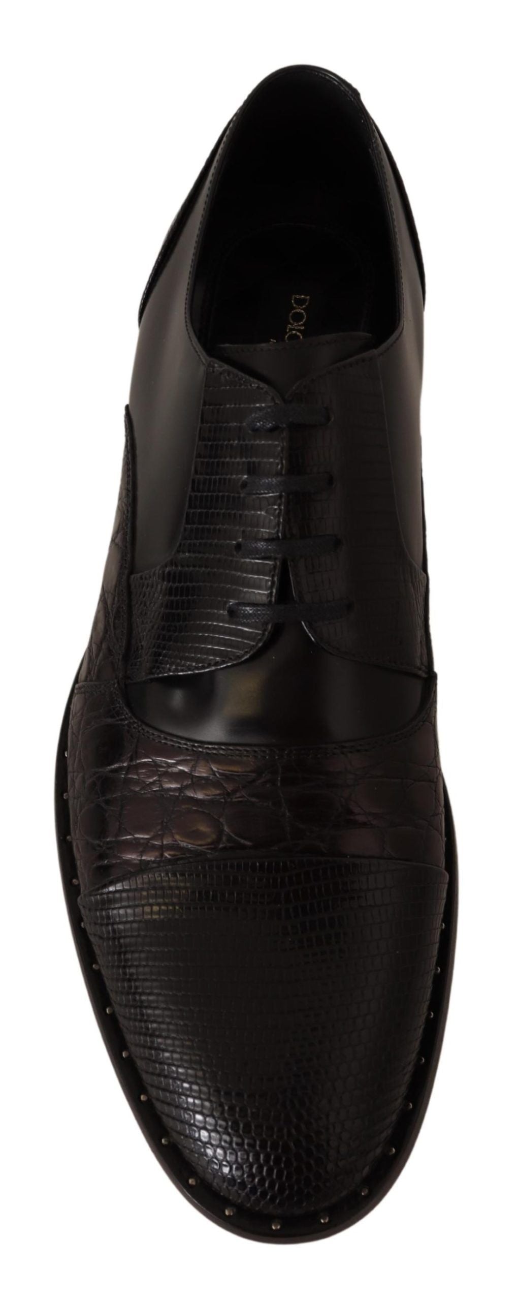 Black Leather Exotic Skins Formal Shoes mens luxury fashion - Mens Edit