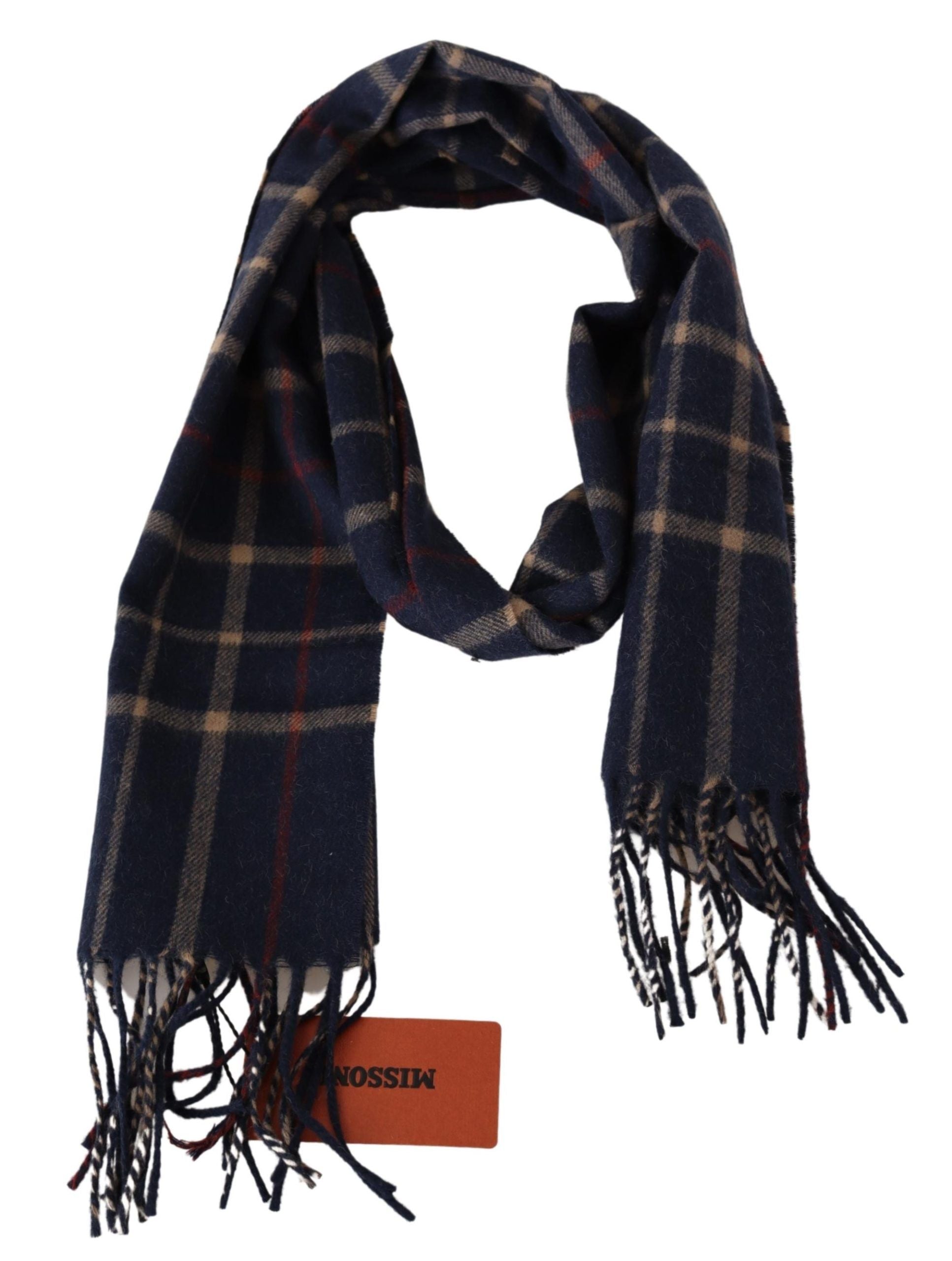 Missoni 100% Camel Hair Scarf in Black