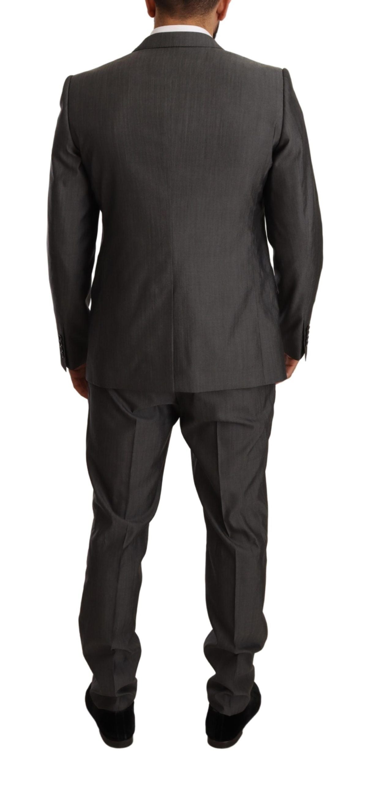 Dolce & Gabbana Κοστούμι Martini Slim Fit σε Γκρι Μεταλλικό