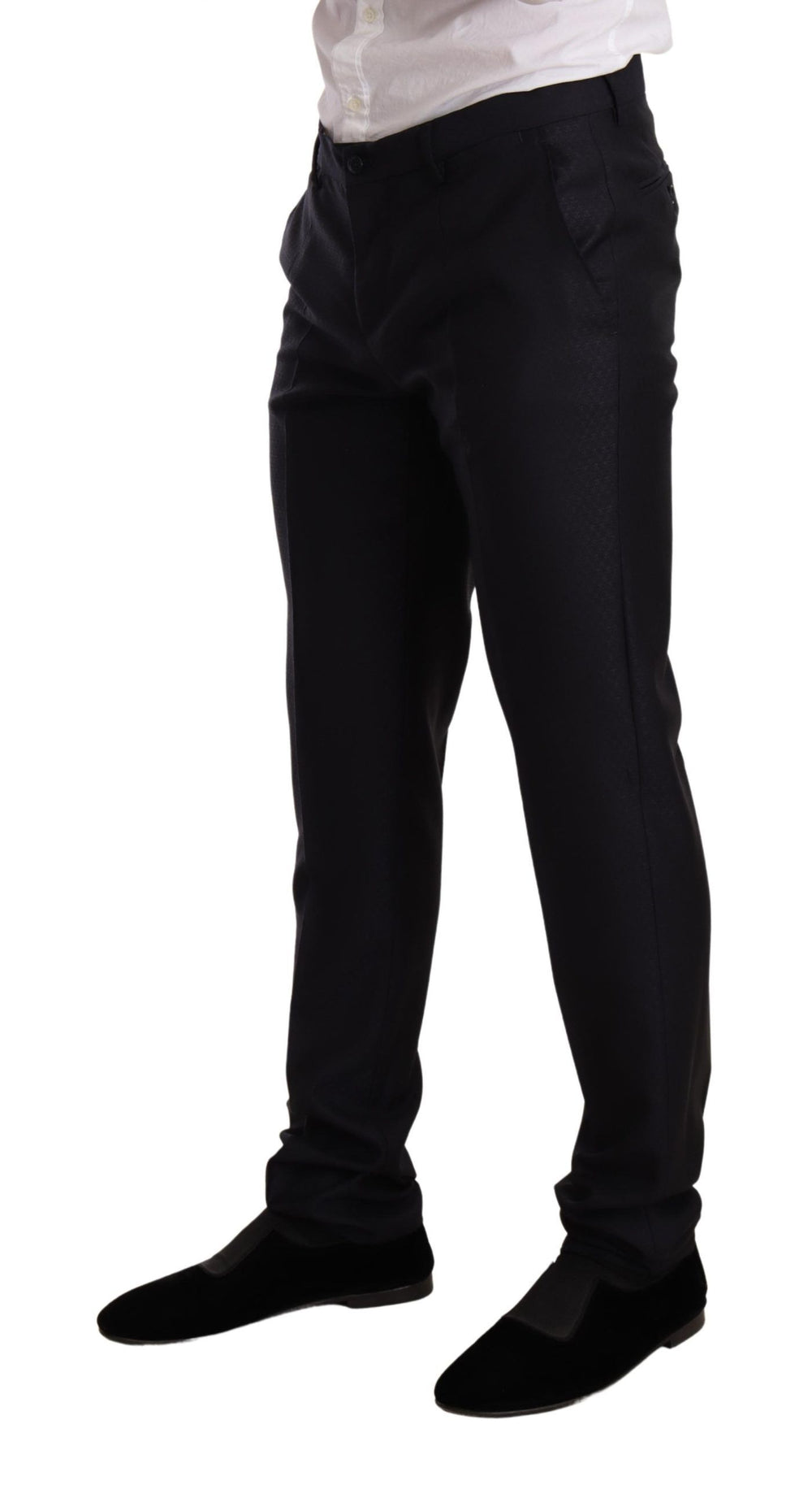 Dolce & Gabbana Martini Slim Fit Two-Piece Suit in Blue Jacquard