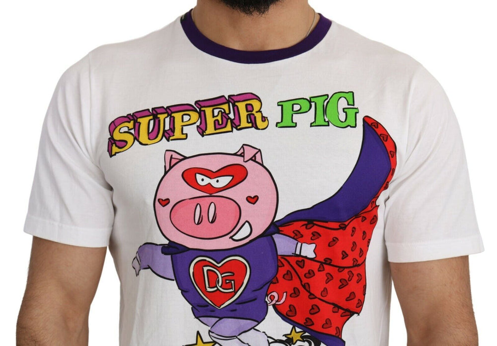Dolce & Gabbana 100% Cotton T-shirt in White