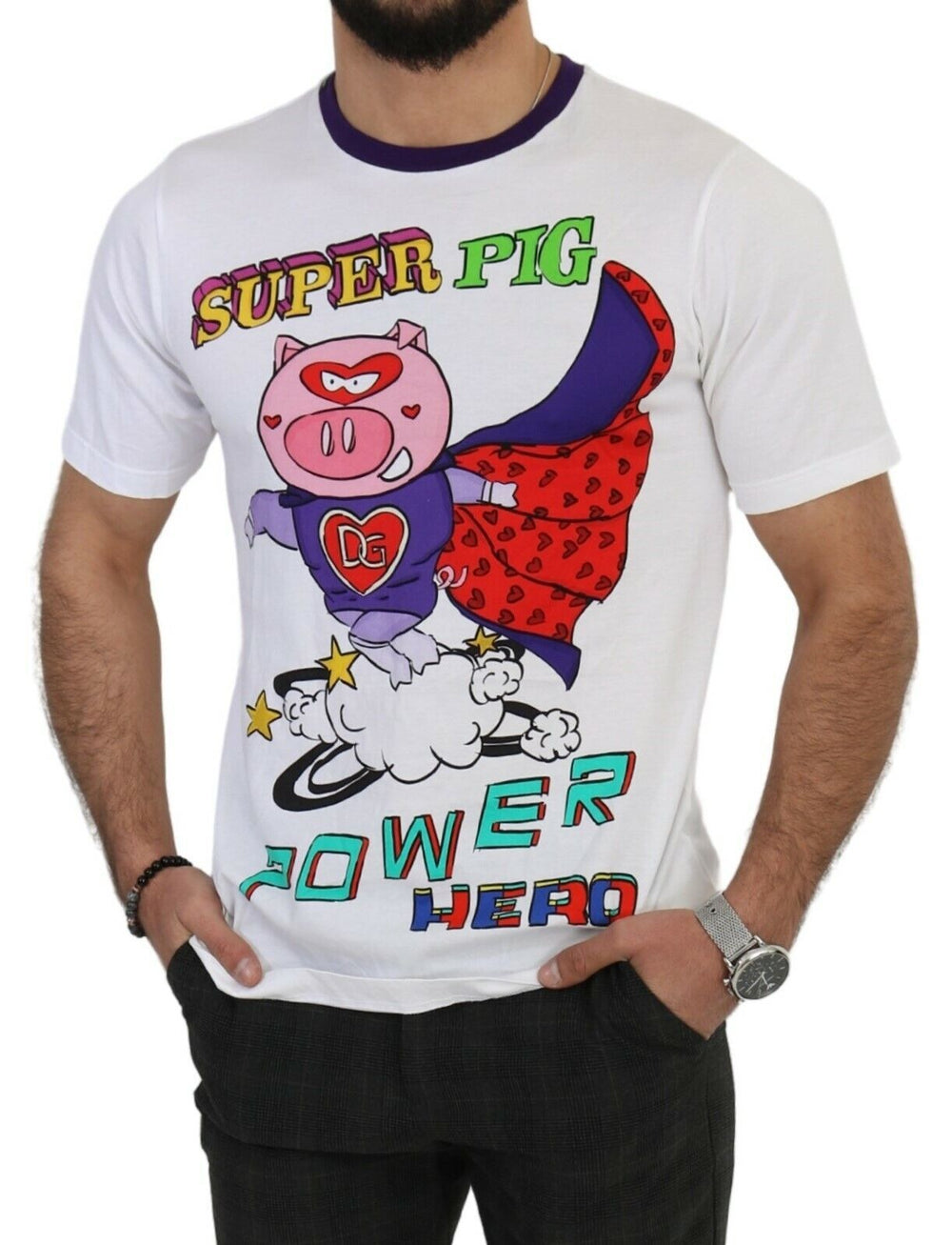 Dolce & Gabbana 100% Cotton T-shirt in White