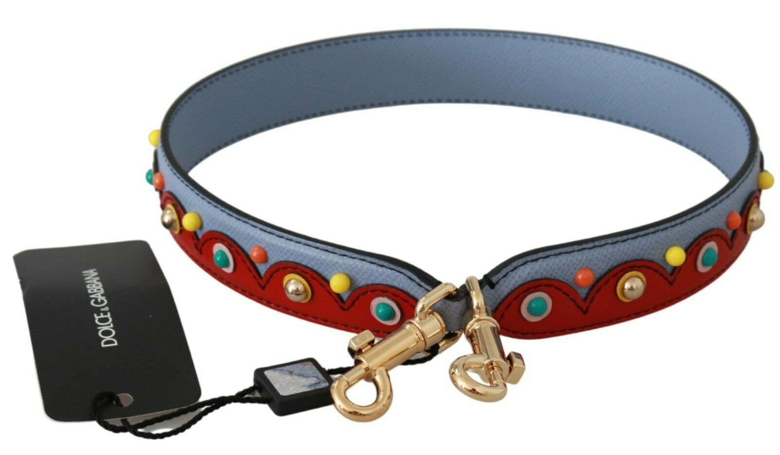 Blue and red Shoulder Strap Leather Blue Handbag Accessory mens luxury fashion - Mens Edit