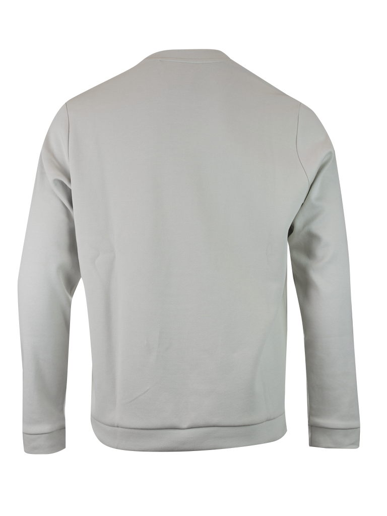 Hugo Boss Cotton Round Neck Sweatshirt in Beige