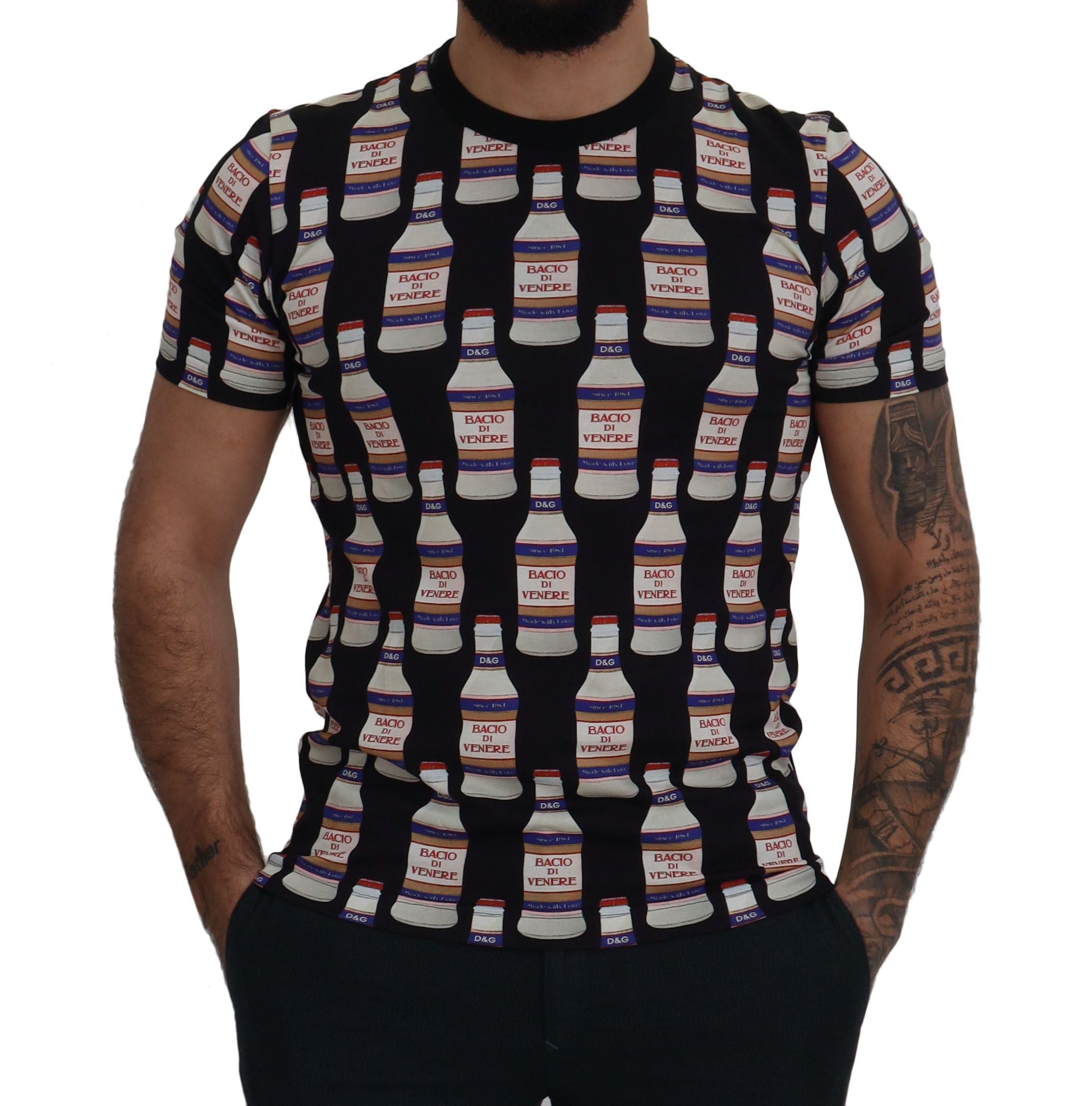 Dolce & Gabbana T-shirt από 100% βαμβάκι σε Μαύρο