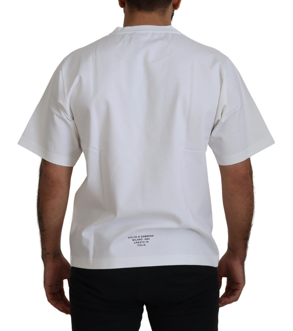Dolce & Gabbana Cotton Crewneck T-shirt in White