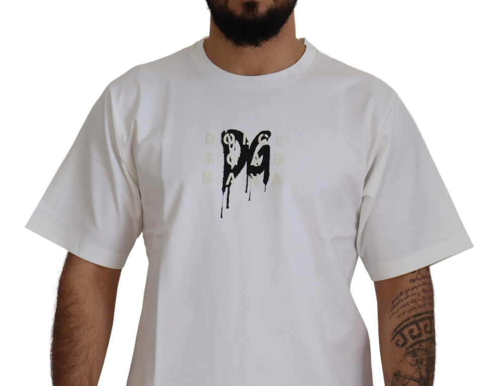 Dolce & Gabbana Cotton Crewneck T-shirt in White