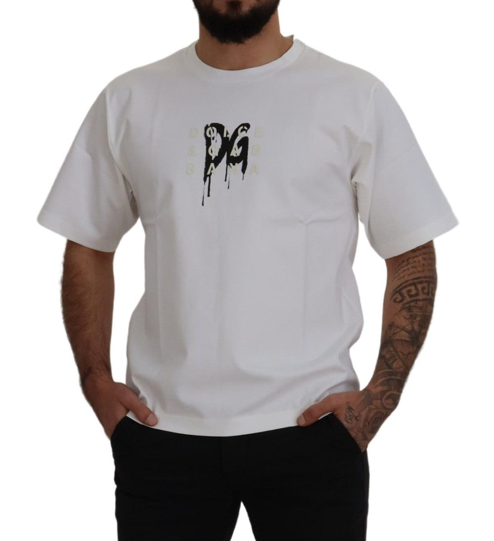 Dolce & Gabbana Cotton Crewneck T-shirt in White