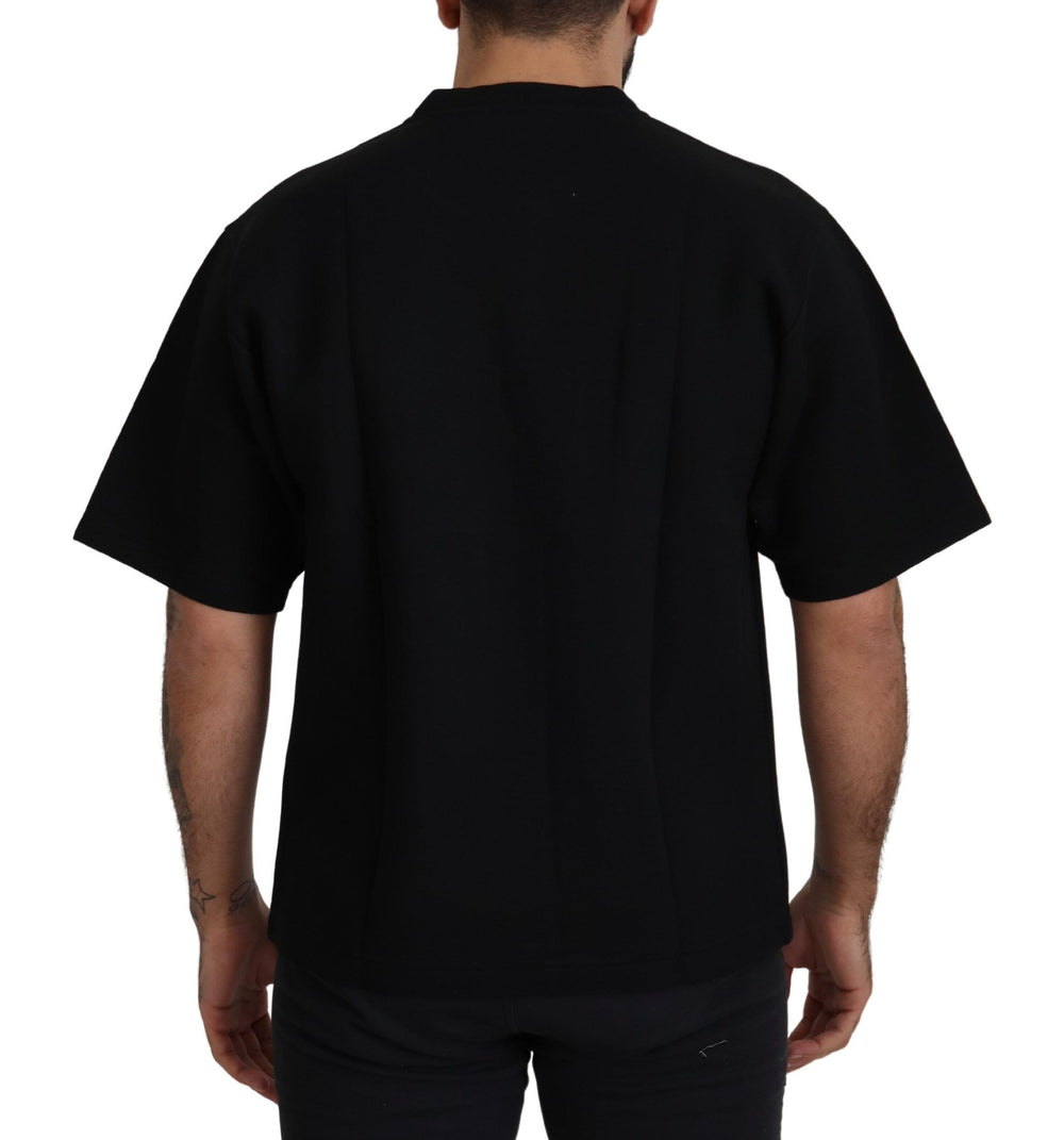 Dolce & Gabbana Cotton Crewneck T-shirt in Black