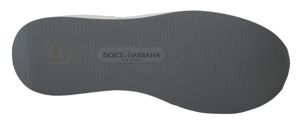 Dolce & Gabbana Leather Low Top Sneakers in Multicolor
