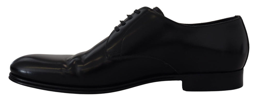 Dolce & Gabbana Leather Derby Dress Shoes in Black