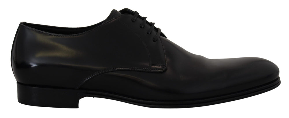 Dolce & Gabbana Leather Derby Dress Shoes in Black