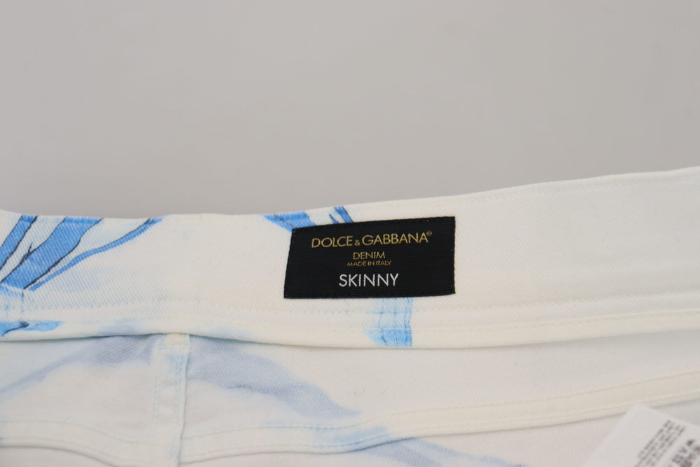 Dolce & Gabbana Stretch Cotton Jeans in White