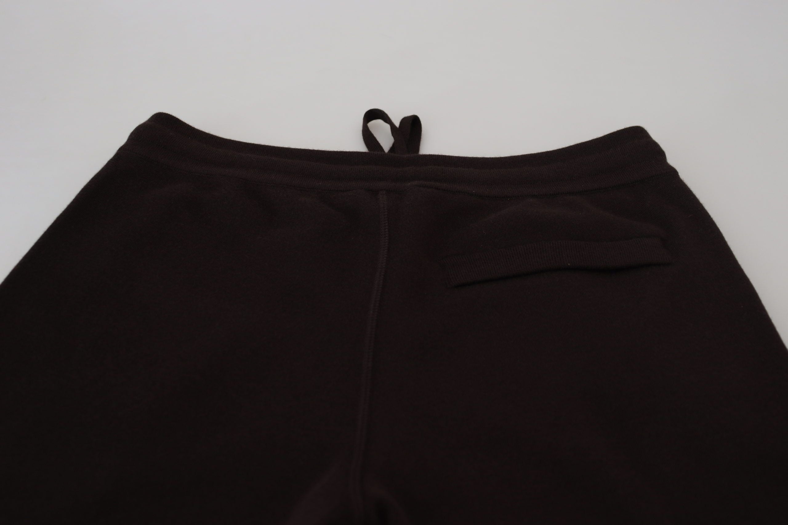 Dolce & Gabbana Παντελόνι από Κασμίρ με Drawstring σε Καφέ