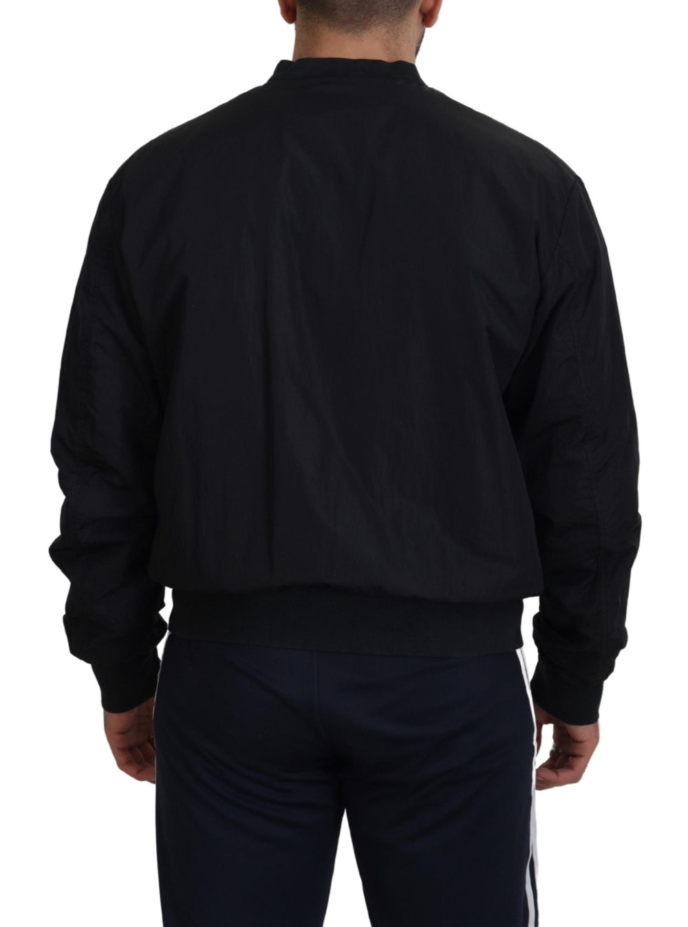 Dolce & Gabbana Nylon Bomber Jacket in Black