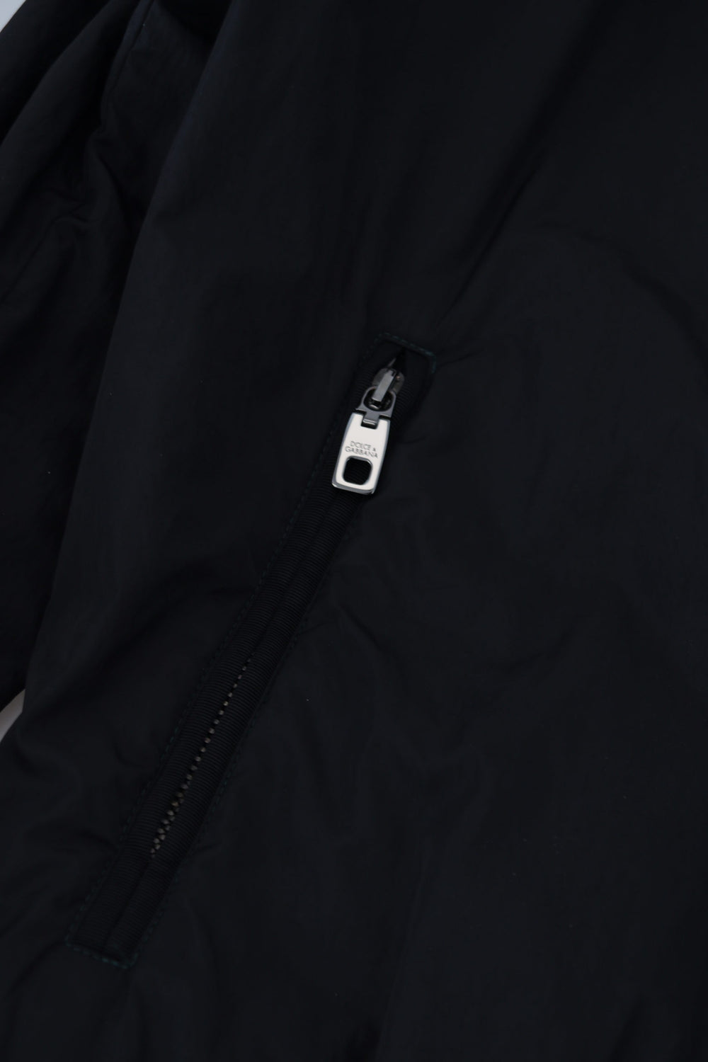 Dolce & Gabbana Nylon Bomber Jacket in Black