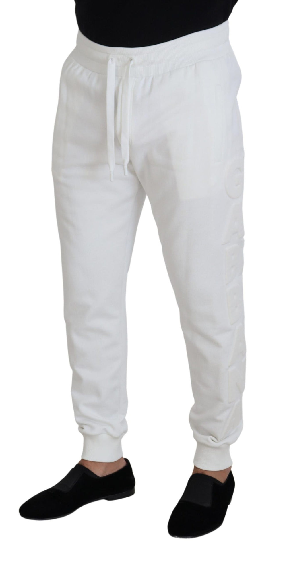 Dolce & Gabbana Cotton Sweatpants in White