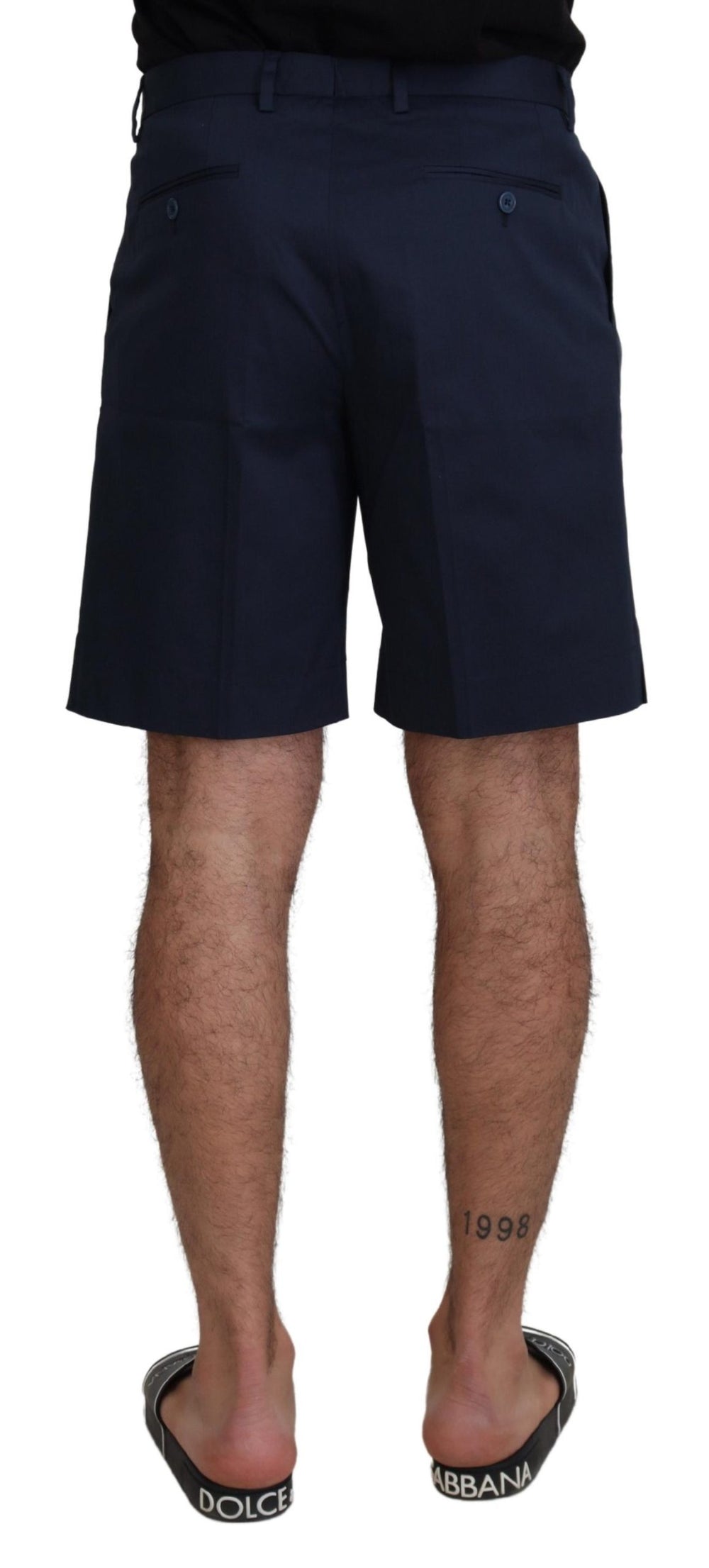 Dolce & Gabbana Cotton Stretch Shorts in Blue