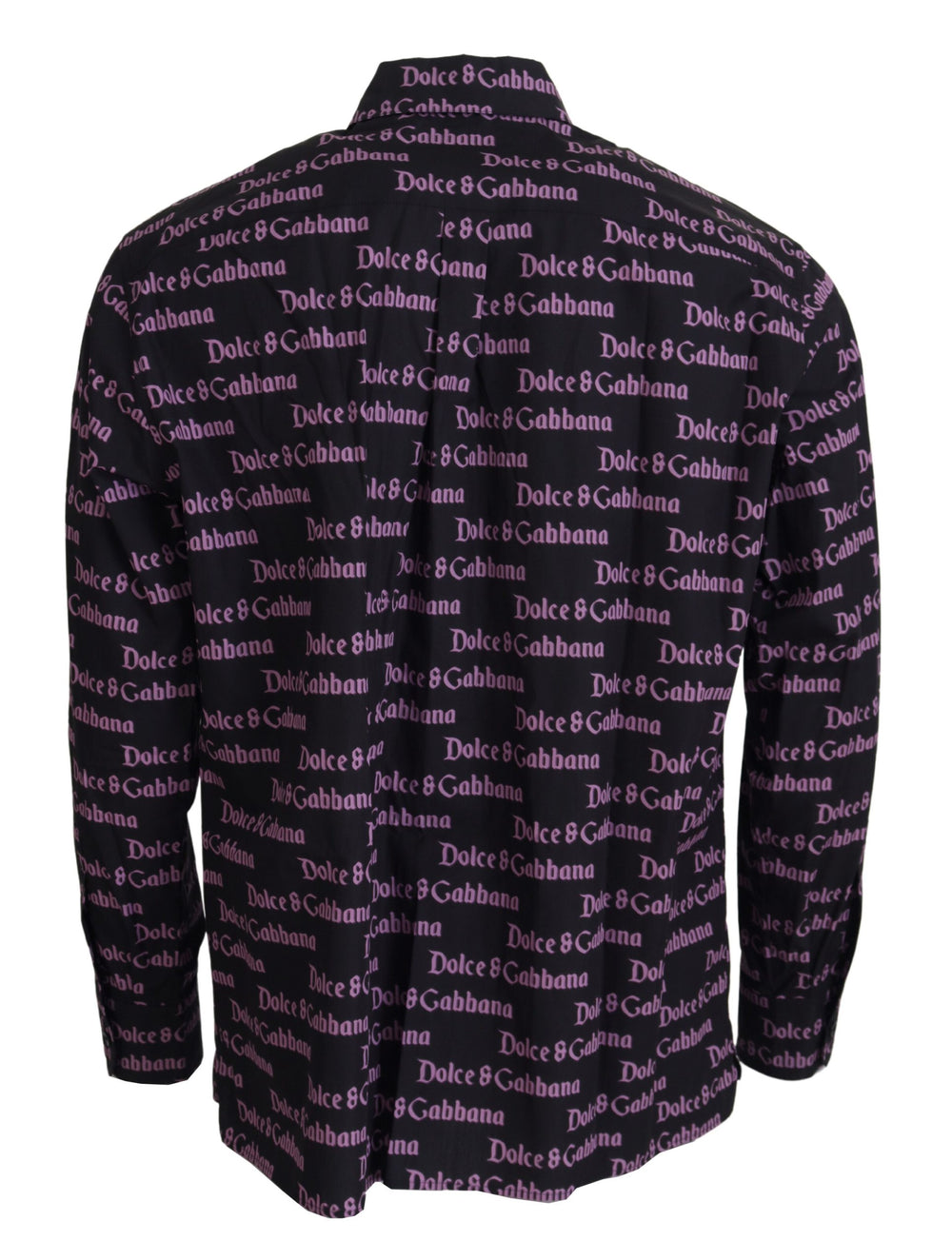 Black Purple Logo Slim Dress Formal Shirt mens luxury fashion - Mens Edit