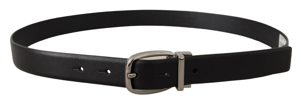 Dolce & Gabbana Leather Belt in Black